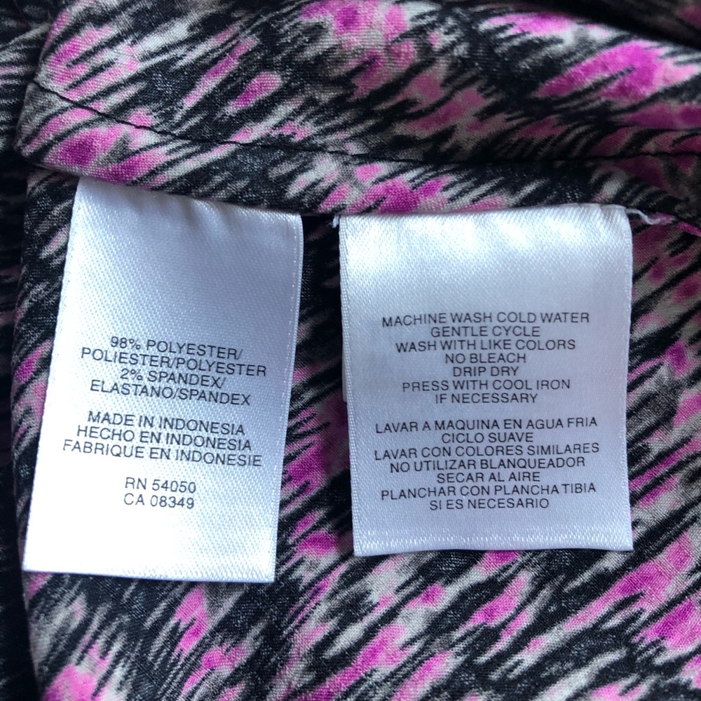 SOLD! 💙3/$25 Anne Klein Cowl Neck Career Shell Blouse - Picture 6 of 6